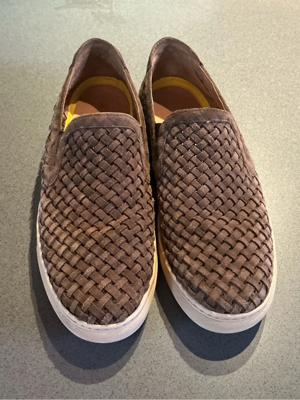 Donald J. Pliner Men's Woven Slip-On Loafers - Brown
